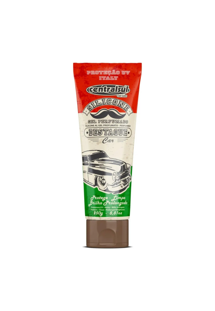 Silicone Gel Perfumado Destaque Car Italy 250g Centralsul