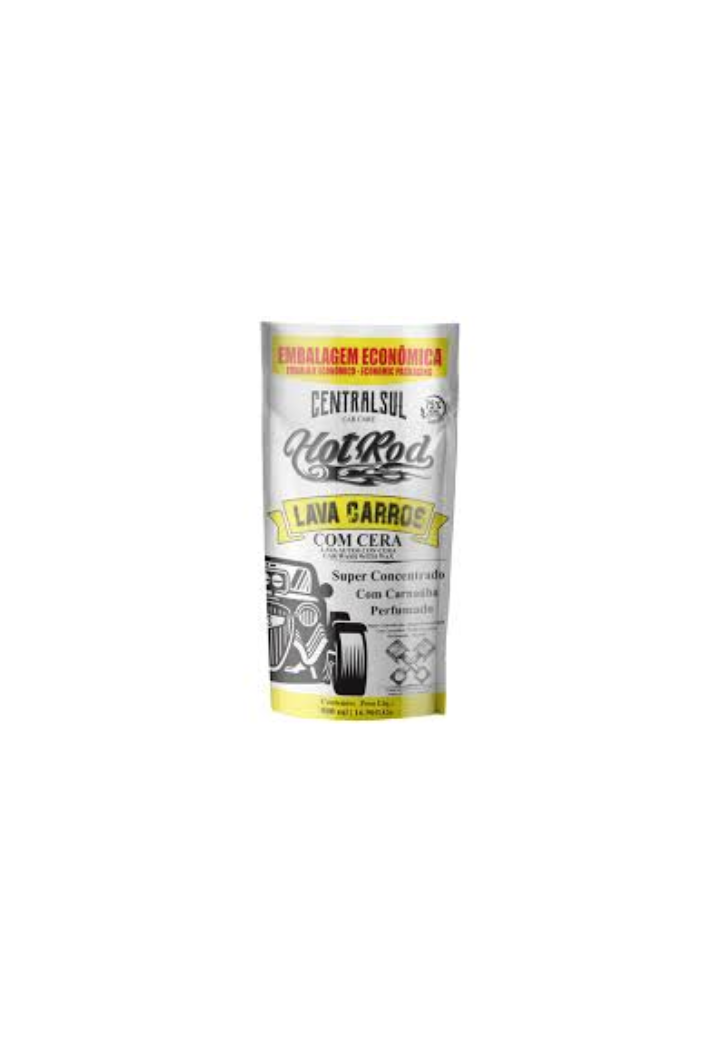 Lava Carros Com Cera Hot Rod Sache 500ml Centralsul