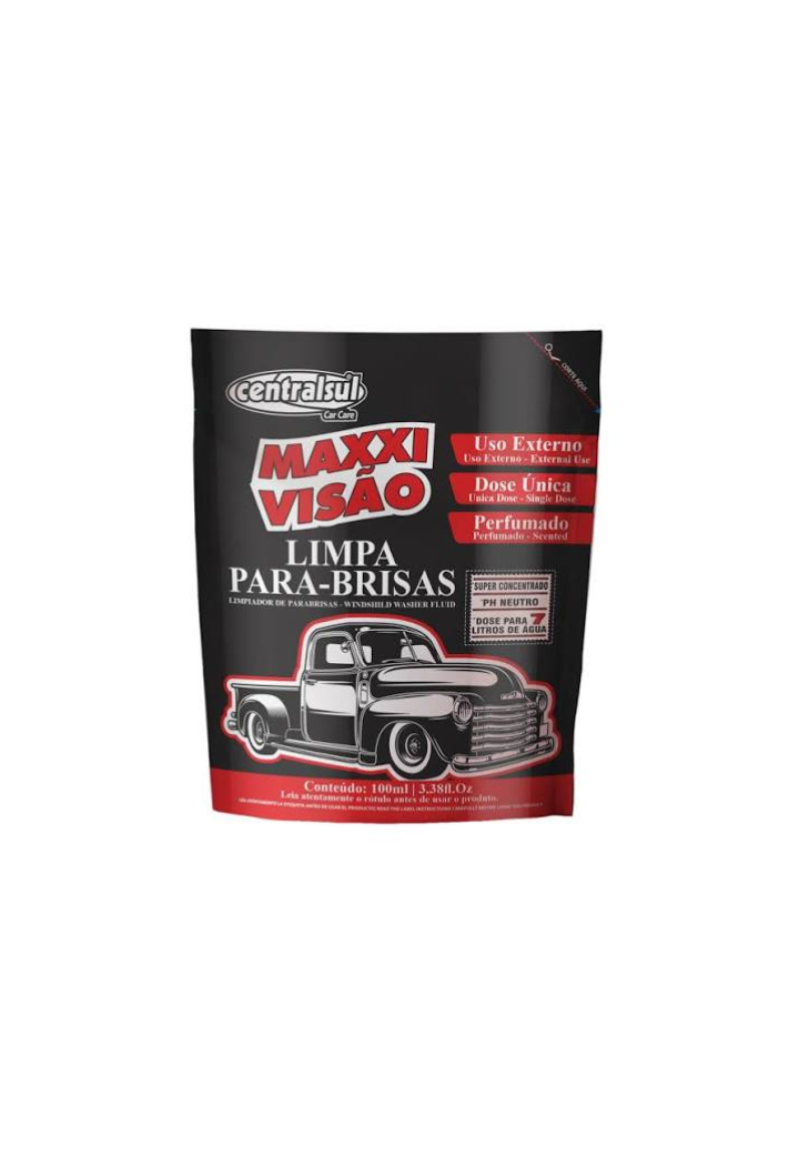 Limpa para-brisas maxxi visao sache 100ml - CENTRALSUL