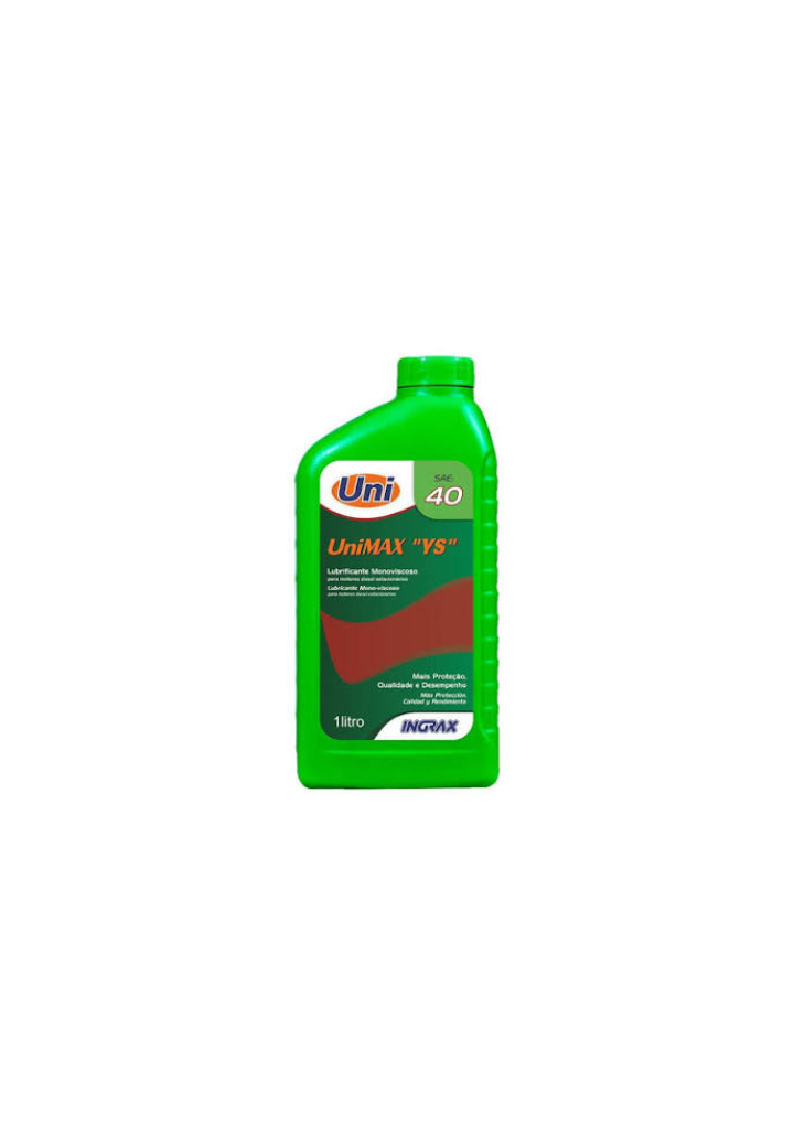 Óleo Mineral Unimax Ys 40 Monoviscoso Ingrax 1 Litro